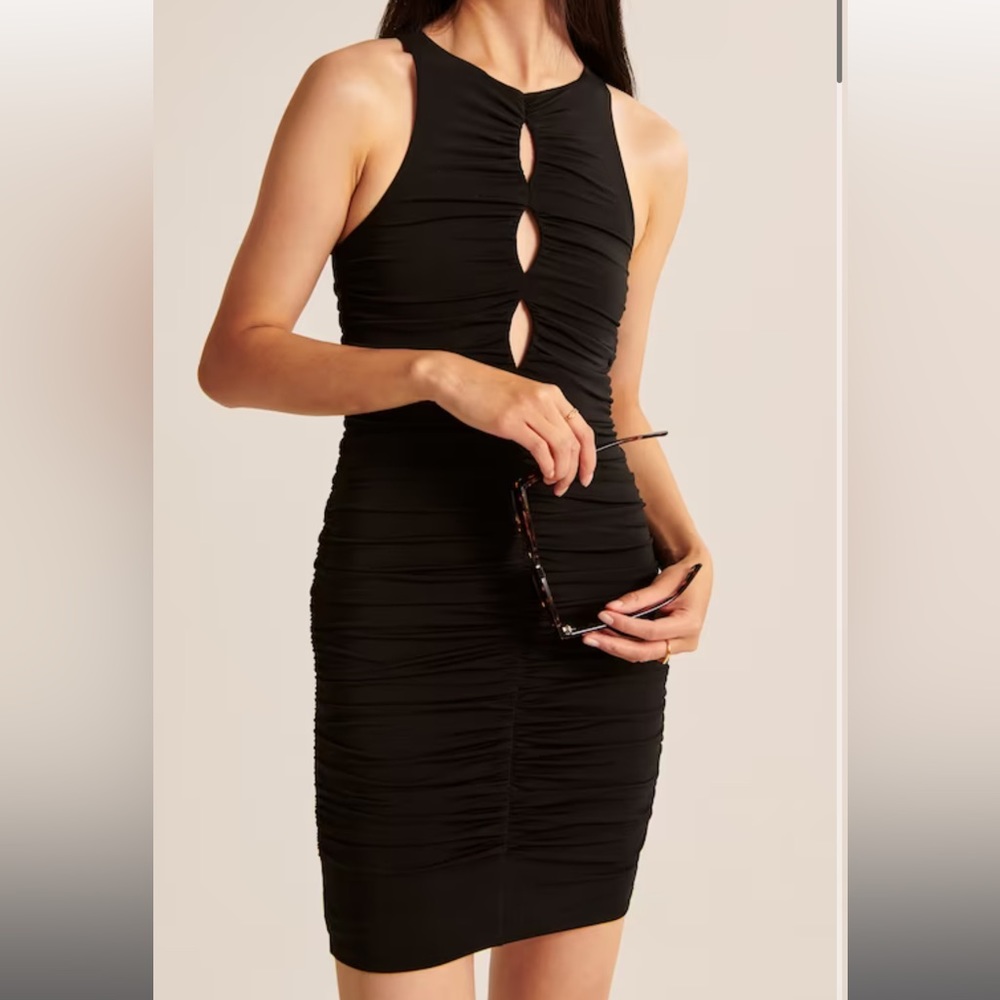 NWT Abercrombie & Fitch Ruched Mini Dress
